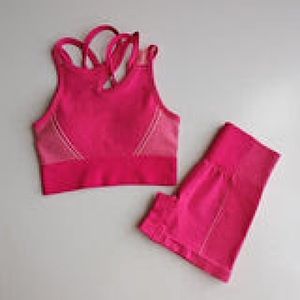 Seamless LoungeFit Set. Rose Red (Pink) L
